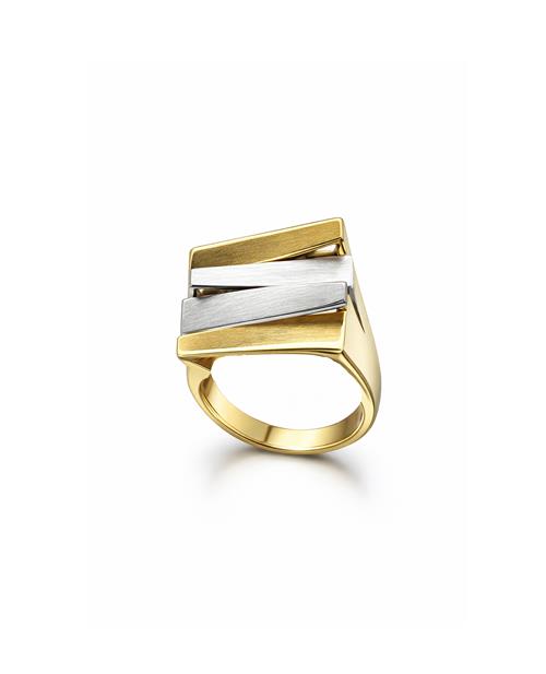 انگشتر آینه ای خطی