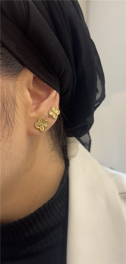 گوشواره ونکلیف میخی تراش