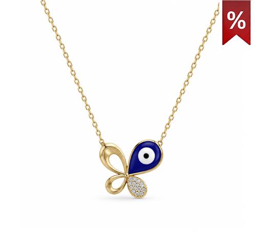 گردنبند پروانه ی چشم ونظر