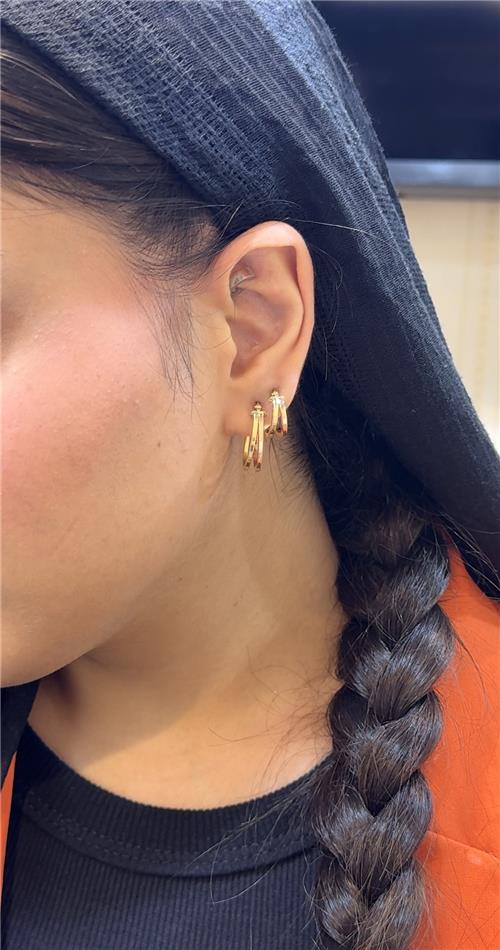 گوشواره حلقه ای ناپل