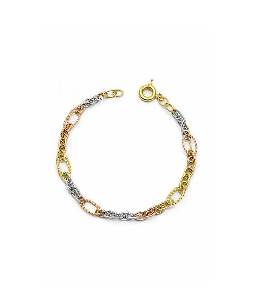 دستبند شنل سه رنگ