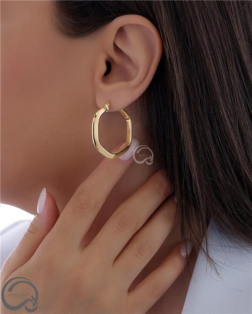 گوشواره شش ضلعی دامله 