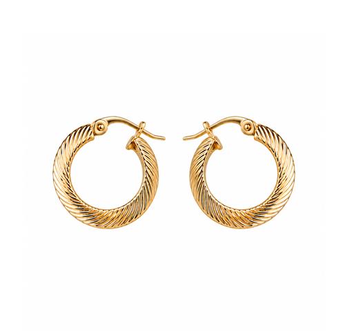 گوشواره حلقه ای طرحدار