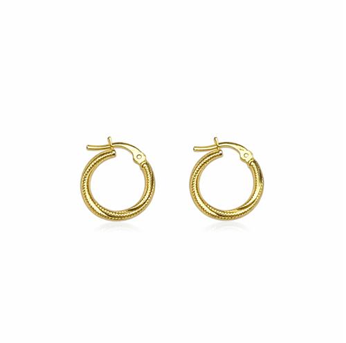 گوشواره حلقه ای تراش ترک 