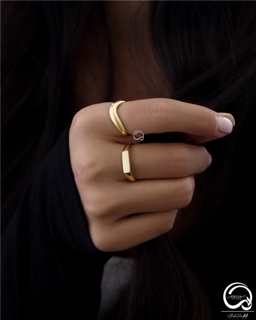 انگشتر مینیمال آینه ای