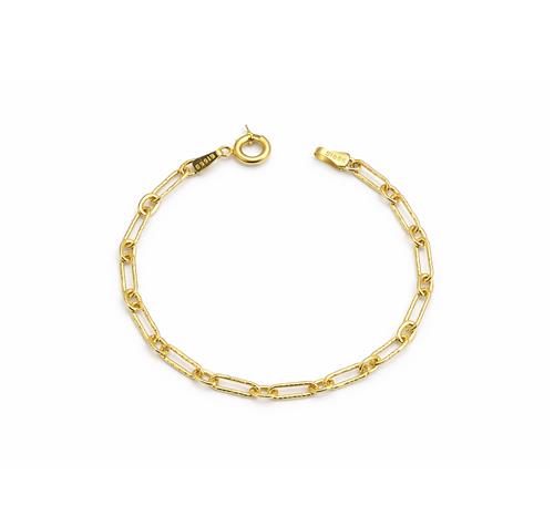 دستبند هرمس ایتالیایی آجدار