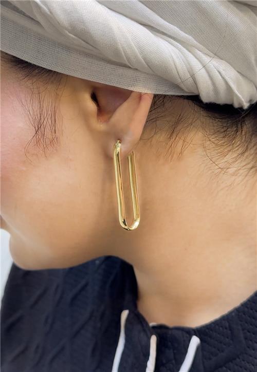 گوشواره آینه ای استوانه