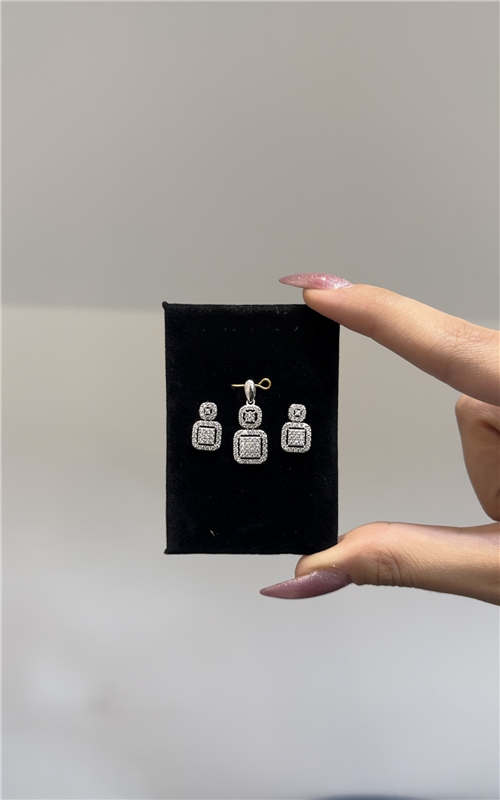 نیم ست پایه جواهر