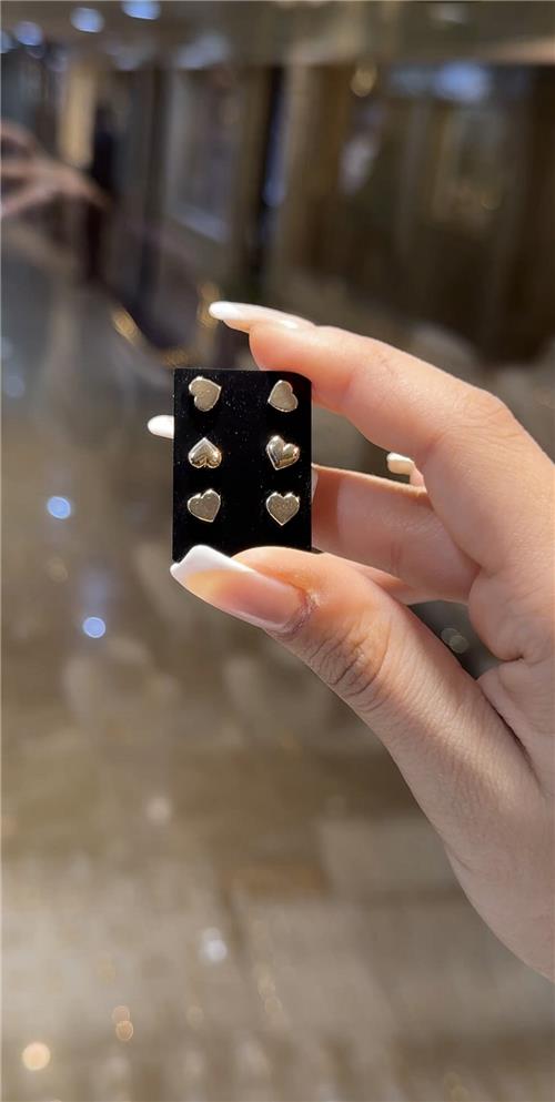گوشواره میخی قلب