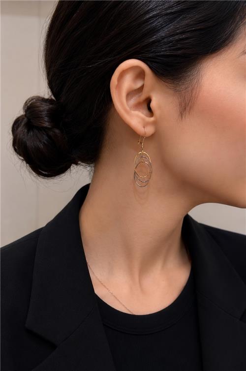 گوشواره بیضی عصایی