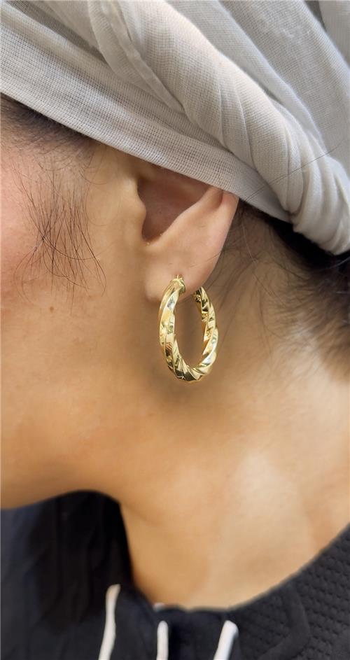 گوشواره حلقه ای پیچ