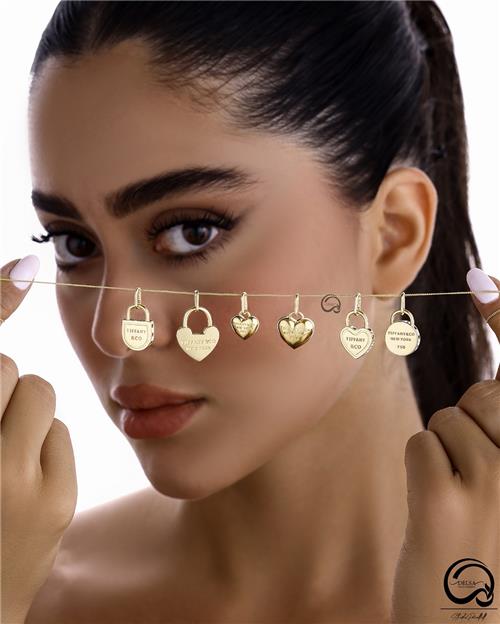 مدال قلب برجسته تیفانی