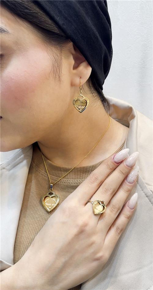 نیم ست قلب تیفانی