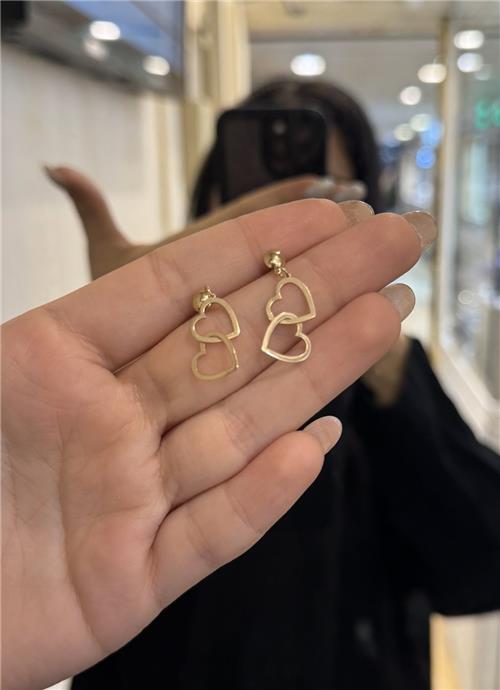 گوشواره میخی قلب