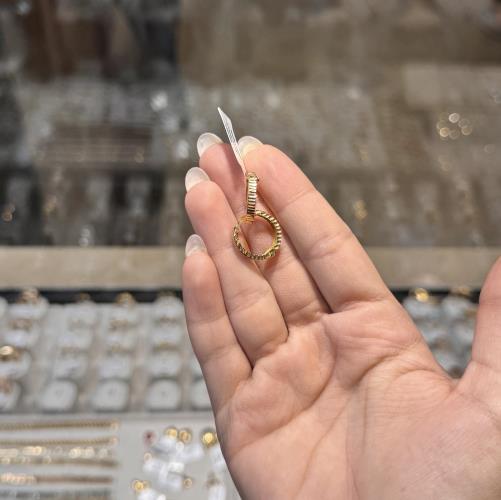 Omega-cut-earrings