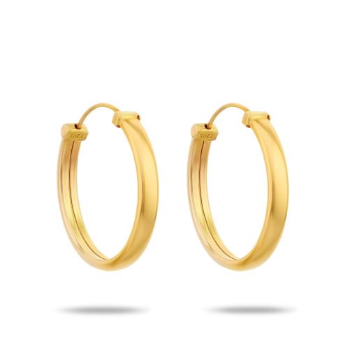 Flat-hoop-earrings