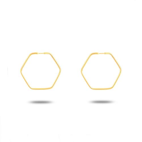 Hexagon-earrings