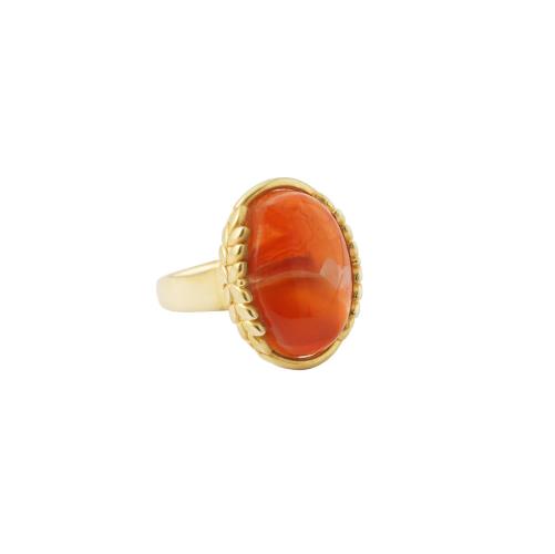 Genuine-agate-ring