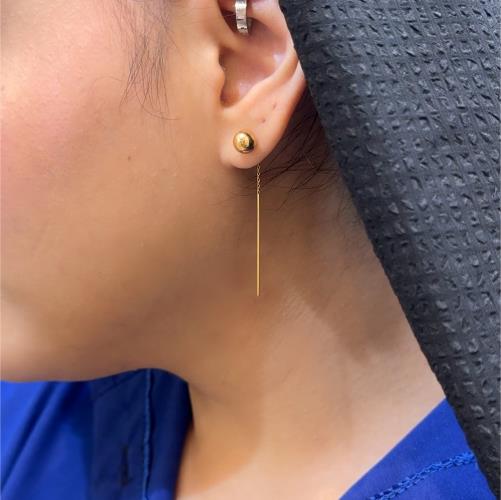 Stitched-earrings