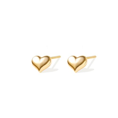 Heart-stud-earrings