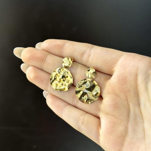 Hammered-earrings
