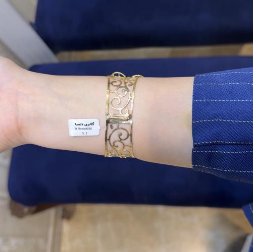 Flower-bangle-bracelet