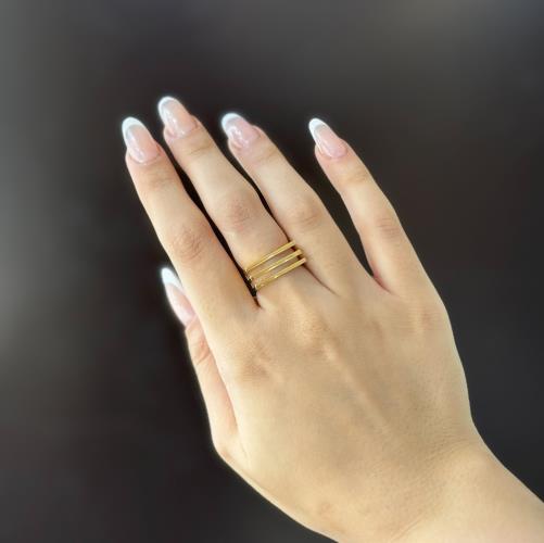 Three-line-ring