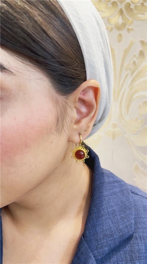 گوشواره عقیق